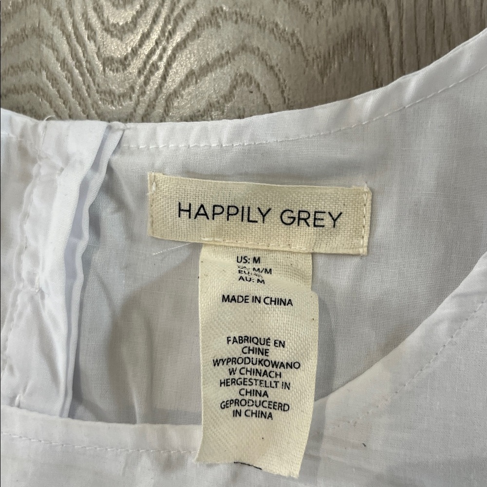 Brand new with the tag! Happily Grey White Two-Piece Set - Picture 4 of 5